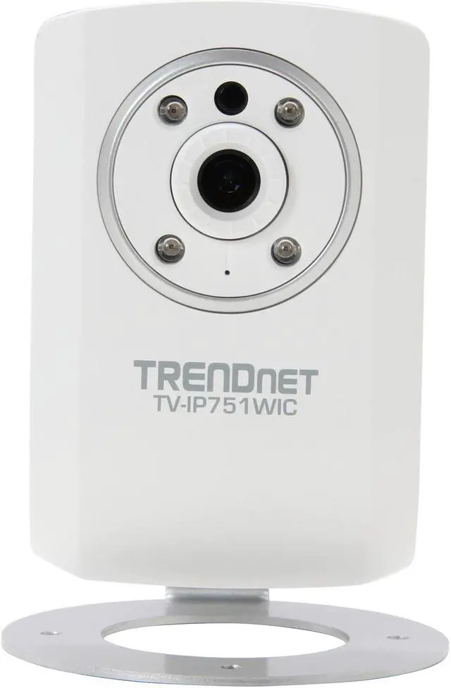 Alt view image 2 of 7 - TRENDnet TV-IP751WIC 640 x 480 MAX Resolution RJ45 Wireless Day / Night Cloud Camera