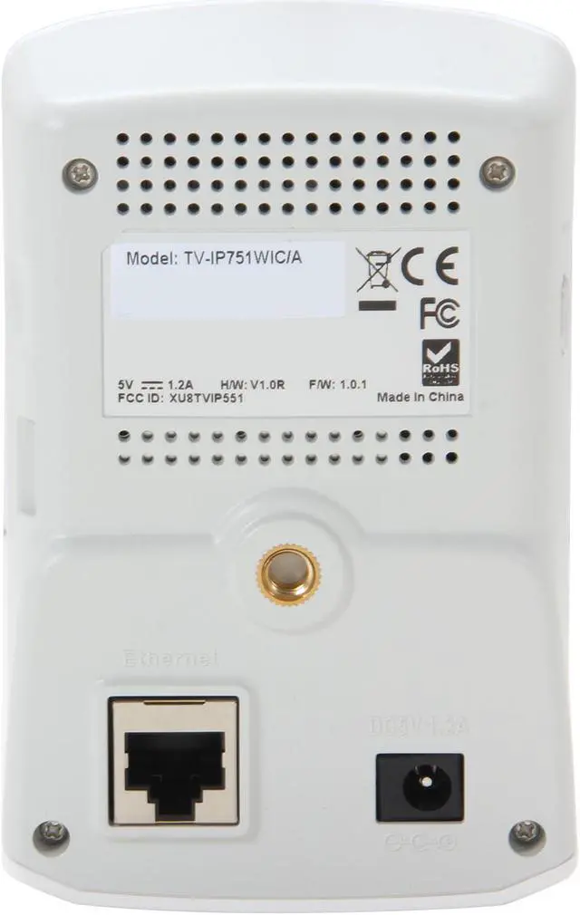 Alt view image 6 of 7 - TRENDnet TV-IP751WIC 640 x 480 MAX Resolution RJ45 Wireless Day / Night Cloud Camera