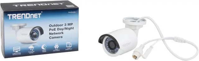 Alt view image 5 of 5 - TRENDnet TV-IP310PI (v1.0R) Indoor / Outdoor 3MP Full HD PoE Day / Night Network Camera