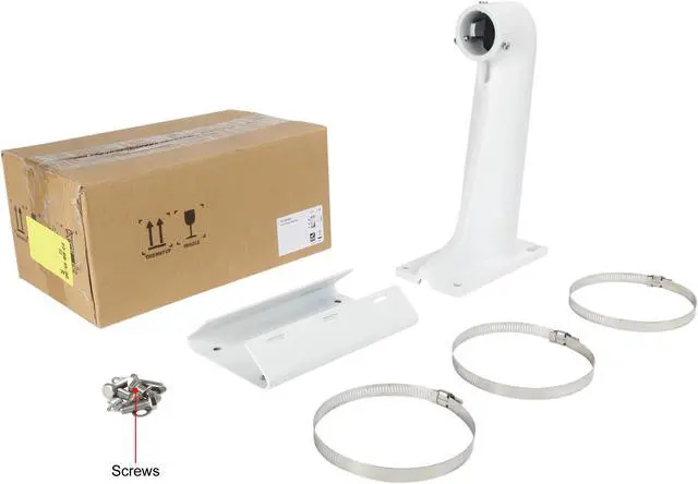 Alt view image 6 of 6 - TTRENDnet Pole Mount Bracket for Speed Dome Camera's, Poles up to 12.7cm (5 in.) in Diameter, Camera Suspension Point During Installation, Rugged Powder Coated Aluminum, Mounting Hardware Included, TV-HP400