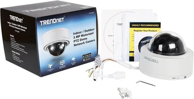 Alt view image 6 of 6 - TRENDnet Indoor/Outdoor 3MP Motorized PTZ Dome Network Camera, 4x Optical Zoom, 16x Digital Zoom, Autofocus, IP66 Housing, Free iOS and Android mobile apps, ONVIF Profile S, TV-IP420P