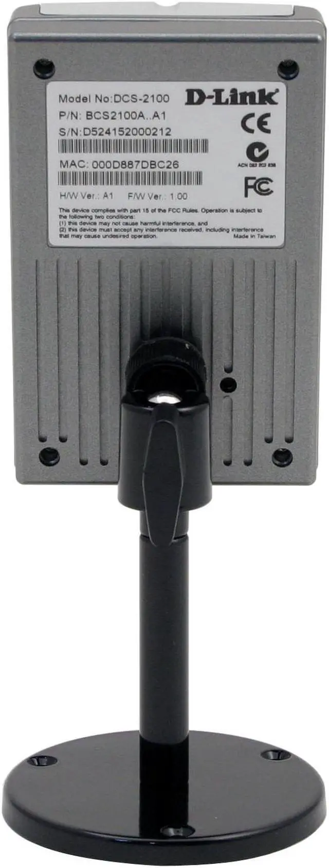 Alt view image 4 of 6 - D-Link DCS-2100 640 x 480 MAX Resolution RJ45 Fast Ethernet Internet Camera