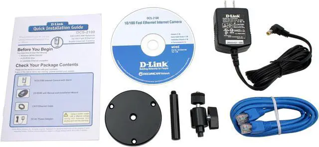 Alt view image 5 of 6 - D-Link DCS-2100 640 x 480 MAX Resolution RJ45 Fast Ethernet Internet Camera