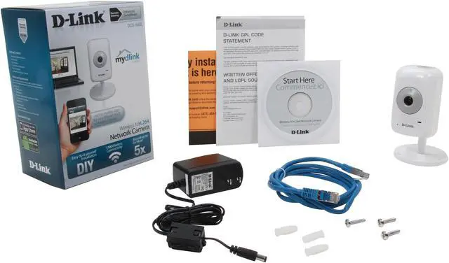 Alt view image 5 of 5 - D-Link DCS-940L 640 x 480 MAX Resolution RJ45 Wireless N H.264 Network Camera