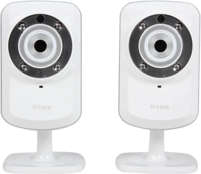 Alt view image 2 of 6 - D-Link DCS-932L/2Q Cloud Wireless IP Camera, 640x480 Resolution, Night Vision, Mydlink Enabled (2 PACK)