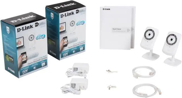 Alt view image 6 of 6 - D-Link DCS-932L/2Q Cloud Wireless IP Camera, 640x480 Resolution, Night Vision, Mydlink Enabled (2 PACK)