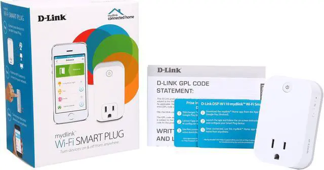 Alt view image 6 of 6 - D-Link DSP-W110 Wi-Fi Smart Plug, Turn On / Off Your Electronics from Anywhere