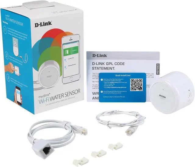 Alt view image 7 of 6 - D-Link DCH-S160 mydlink Wi-Fi Water Sensor