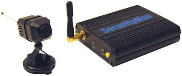 Main image of SecurityMan CLEARCAM 380 TV Lines MAX Resolution Wi-Fi Interference Free Mini Wireless Indoor Color Camera Kit w/Audio