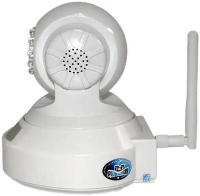 Alt view image 3 of 4 - SecurityMan IPCAM-SD 640 x 480 MAX Resolution RJ45 DIY wireless/wired IP camera with H.264, SD recorder, night vision, PTZ, & 2-way audio