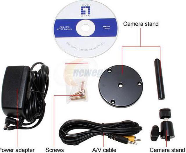 Alt view image 4 of 5 - LevelOne WCS-2040 704x480 (NTSC) 704x576 (PAL) MAX Resolution RJ45 Wireless P/T/Z Network Camera (CCD)
