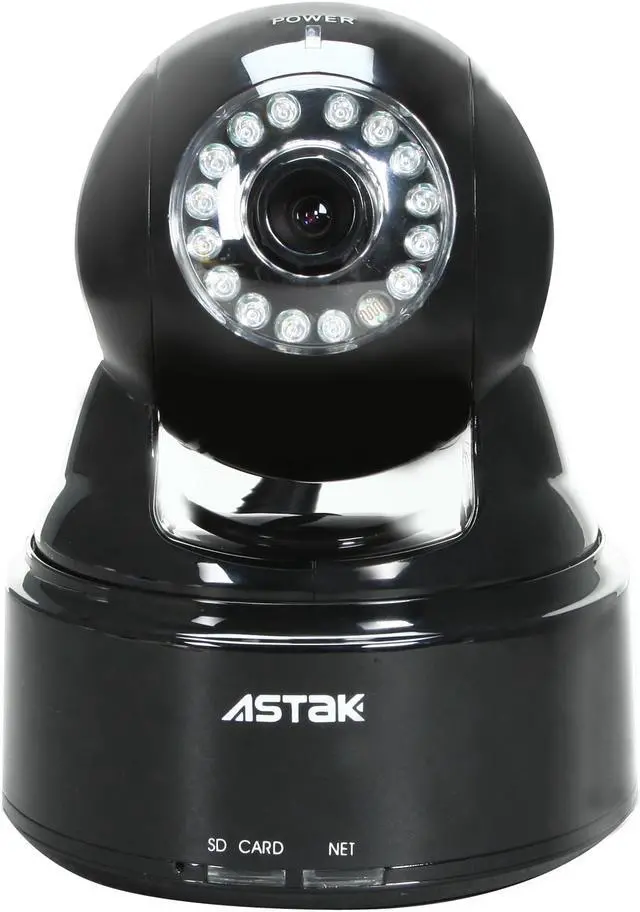 Alt view image 2 of 5 - Astak Wireless IP Camera with 2-Way Audio, 802.11b/g, MAX Resolution 640x480 (CM-MOLE)