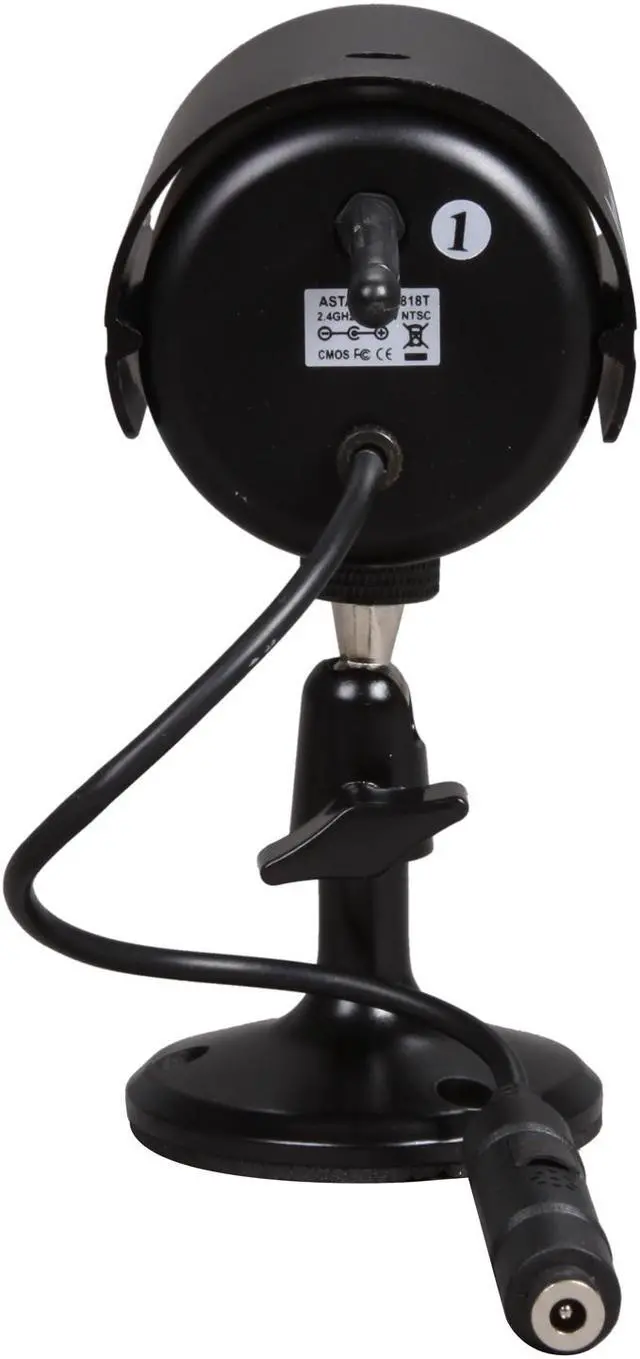 Alt view image 9 of 11 - Astak CM-818T3 2.4GHz Night Vision/ Weatherproof Indoor/outdoor Wireless 3 Security/surveillance Camera Set