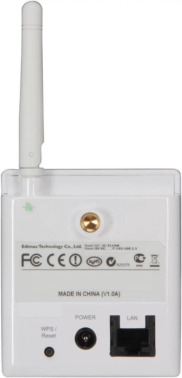 Alt view image 4 of 4 - Edimax IC-3115W Cloud Wireless-N IP Camera, 1.3 Mpx Lens, 1280x960 Resolution, Motion-detected Snapshots, Plug-n-View, Free EdiView APP for Smartphone