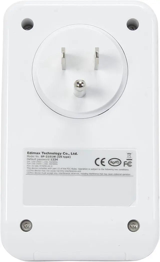 Alt view image 4 of 6 - EDIMAX SP-2101W Smart Plug Switch with Power Meter Intelligent Home Energy Management
