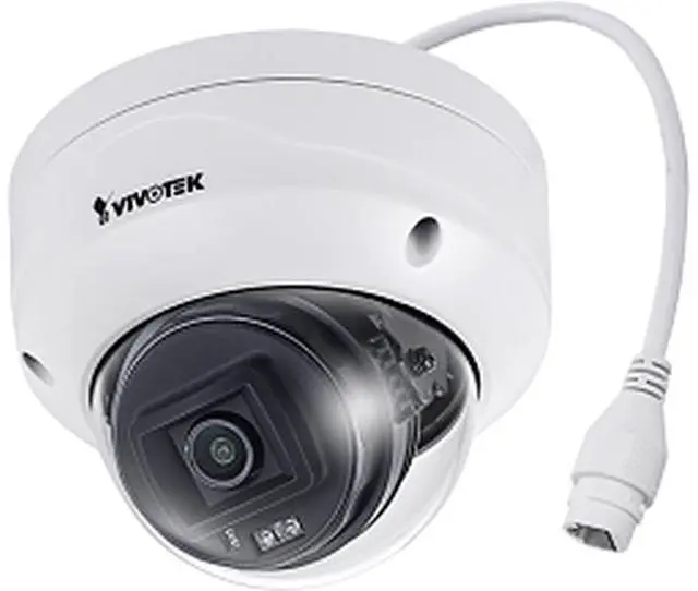 Main image of Vivotek FD9380-HF2 5 Megapixel HD Network Camera - Dome - 98.43 ft - H.264, H.265, MJPEG - 2560 x 1920 Fixed Lens - CMOS - Wall Mount, Ceiling Mount