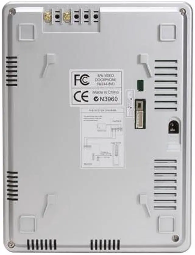 Alt view image 6 of 9 - Swann SW244-BVD DIY B&W Video Doorphone - High Resolution Intercom