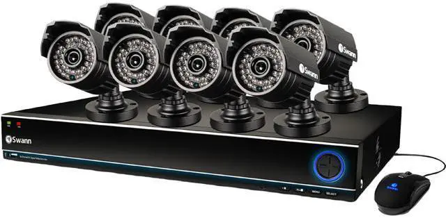 Main image of Swann SWDVK-163208S-US 16 Channel 960H H.264 Level Surveillance DVR Kit w/ 1TB HDD and 8 x 700TVL, 85’ Night Vision, IP67 Outdoor Camera