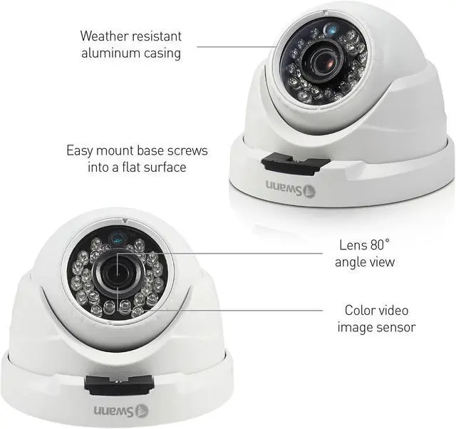 Alt view image 4 of 9 - Swann 4MP POE Dome Camera (Works with 7400 Series)