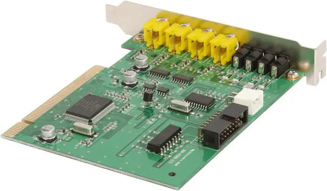 Alt view image 5 of 6 - Lorex QLR0440 4 Channel PCI DVR Video Card