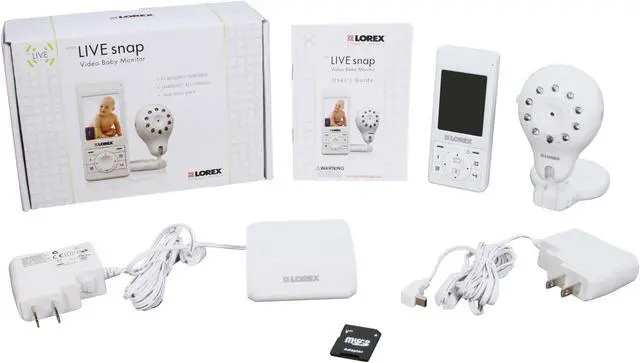 Alt view image 8 of 8 - Lorex LW2003 LIVE snap Video Baby Monitor