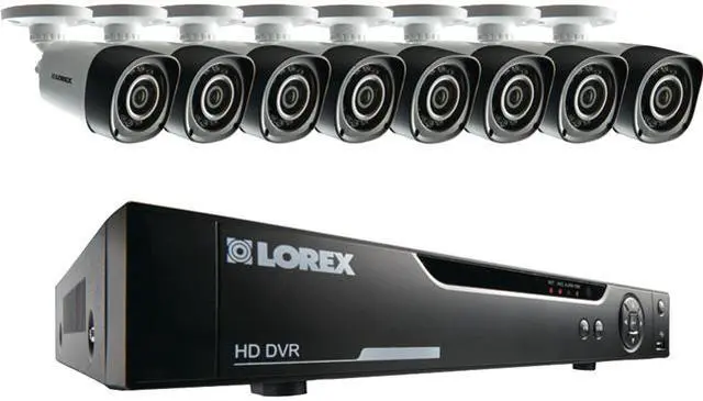 Main image of Lorex LHV10162TC8 16 Ch. HD Analog DVR + 8 HD 720P, Day/Night, Outdoor Cameras with 2TB HDD