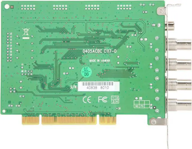 Alt view image 4 of 7 - AVerMedia NVDNV3000 4 x BNC PCI DVR Card