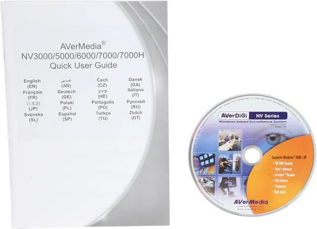 Alt view image 6 of 7 - AVerMedia NVDNV3000 4 x BNC PCI DVR Card