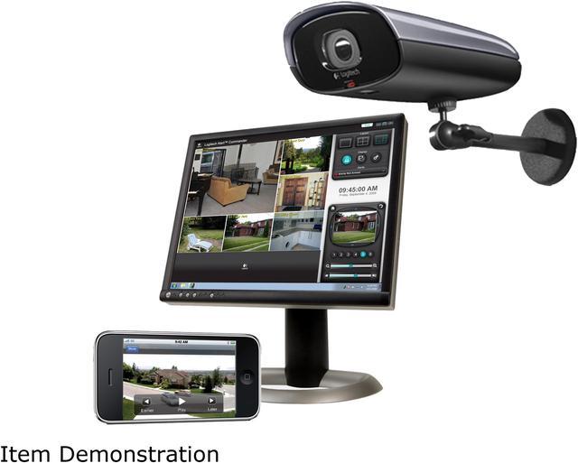 Logitech Alert 750e Outdoor Master System with Night CCTV / Analog - Newegg.com