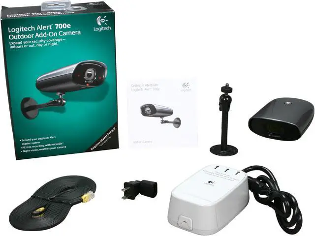 Alt view image 6 of 6 - Logitech Alert 700e Outdoor Add-on Security Camera with Night Vision (961-000338)