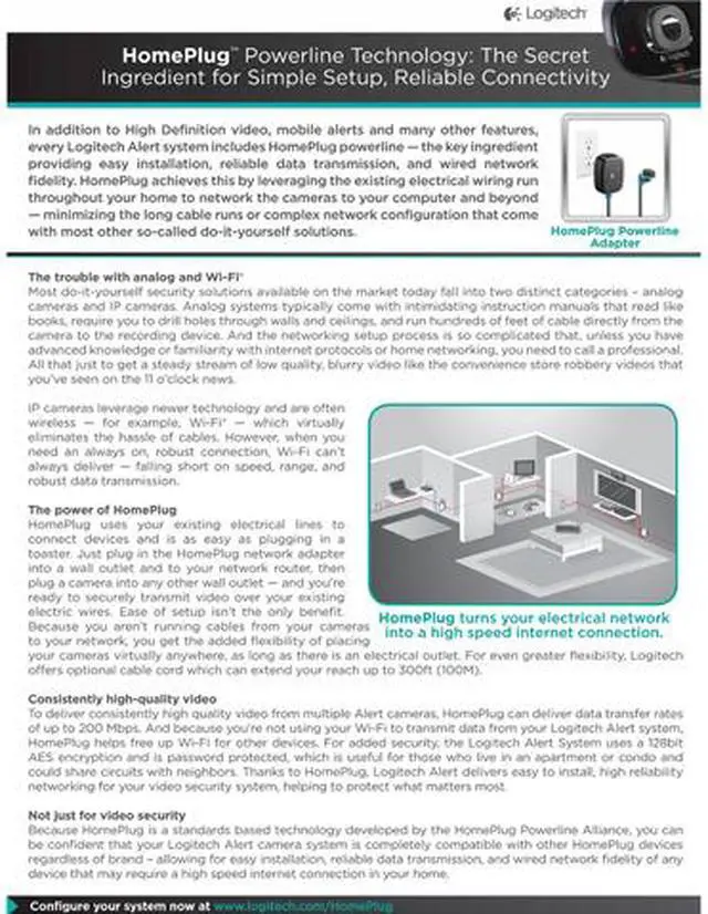 Alt view image 6 of 8 - Logitech 961-000385 RJ45 Alert 700n Indoor Add-On Camera with Night Vision