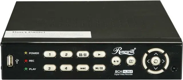 Alt view image 3 of 11 - Rosewill RSVA-11001 8 channel + 4 Sony 1/4" CCD 21 IR LED Bullet Cameras, H.264 High performance DVR, Remote Monitoring/Real time record DVR Kit (HD Sold Separately)