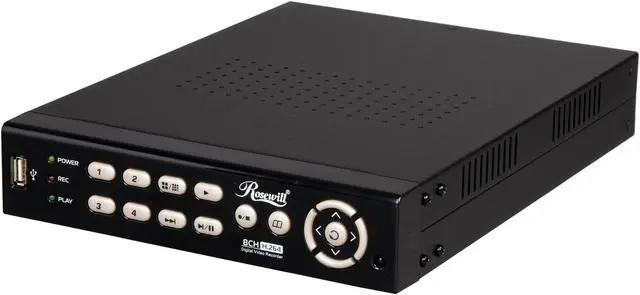 Alt view image 2 of 11 - Rosewill RSVA-12001 8 channel + 4 x 1/4" CMOS, 21 IR LED, IR Cut filter Bullet Cameras, H.264 High performance DVR, Remote Monitoring/Real time record DVR Kit (HD Sold Separately)
