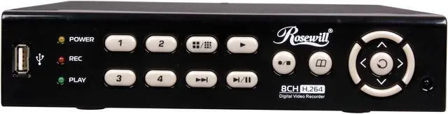 Alt view image 3 of 11 - Rosewill RSVA-12001 8 channel + 4 x 1/4" CMOS, 21 IR LED, IR Cut filter Bullet Cameras, H.264 High performance DVR, Remote Monitoring/Real time record DVR Kit (HD Sold Separately)