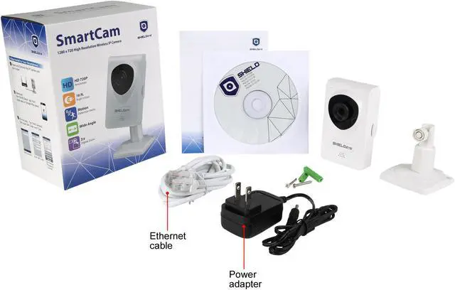 Alt view image 6 of 6 - SHIELDeye RSCM-15702 1280 x 720 MAX Resolution RJ45 / Wireless Surveillance Camera