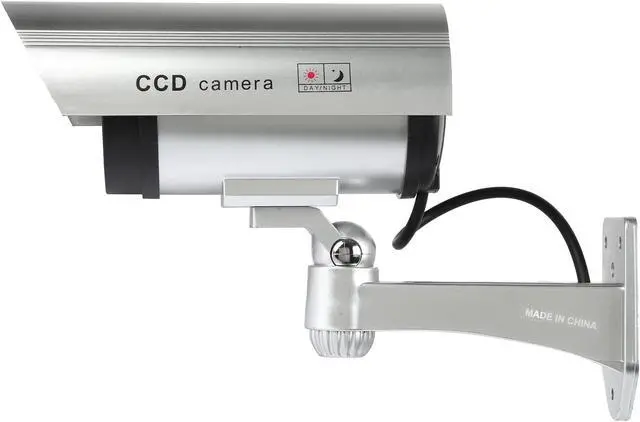 Alt view image 3 of 6 - Rosewill Dummy / Fake Surveillance Security CCTV Camera Indoor Outdoor, with One LED Light & Warning Security Alert Sticker