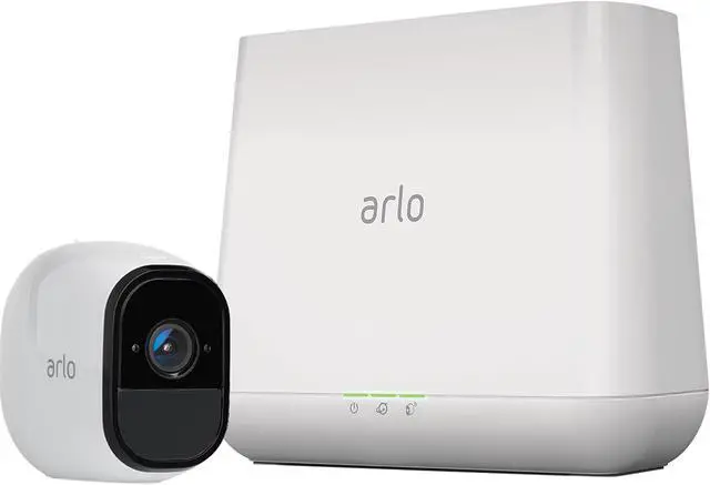 Main image of Arlo Pro Security System - 1 Rechargeable Battery Powered Wire-Free HD Night Vision Indoor/Outdoor Security Camera with Audio and Siren - VMS4130-100NAS