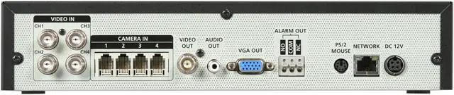 Alt view image 5 of 15 - SAMSUNG 4 Camera+4 Channel 250GB DVR MPEG4 Compression Surveillance Kit (SHR-1041K)