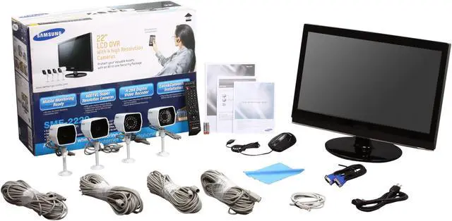 Alt view image 18 of 18 - SAMSUNG SME-2220 22" LCD H.264 DVR & 2 Night vision Cameras + 2 Color Cameras