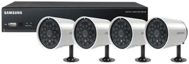 Main image of SAMSUNG SDE-3001 4 Channel H.264 Level Surveillance DVR Kit