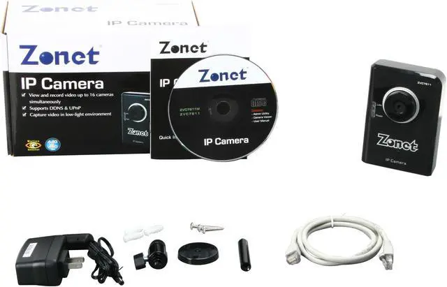 Alt view image 6 of 6 - Zonet ZVC7611 Internet IP Camera with Motion detection