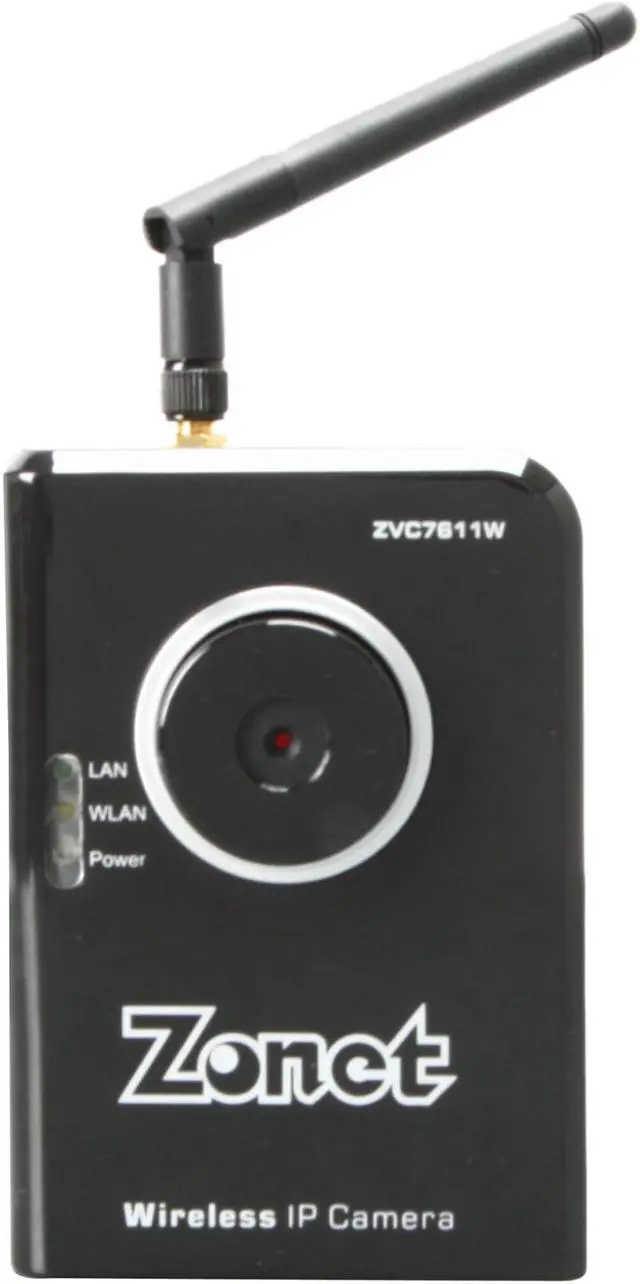 Alt view image 2 of 6 - Zonet ZVC7611W 640 x 480 MAX Resolution RJ45 Wireless IP Camera With Recording/Motion Detection