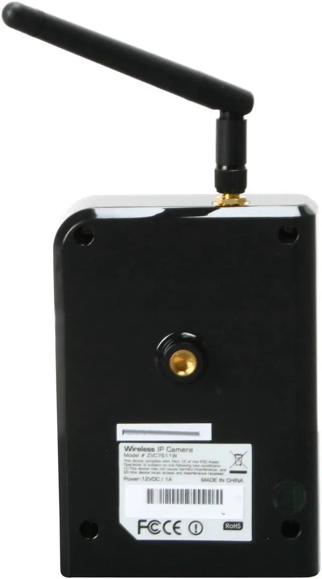 Alt view image 4 of 6 - Zonet ZVC7611W 640 x 480 MAX Resolution RJ45 Wireless IP Camera With Recording/Motion Detection