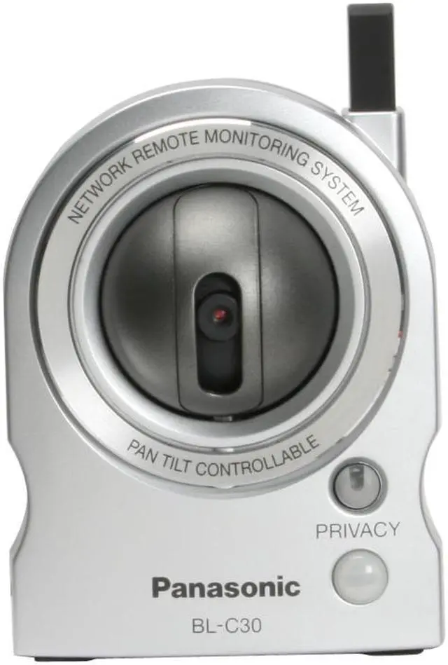 Alt view image 3 of 9 - Panasonic BL-C30A 640 x 480 MAX Resolution RJ45 Wireless 802.11b/g PetCam Network Camera