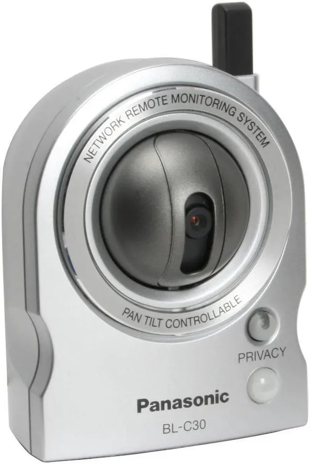 Alt view image 5 of 9 - Panasonic BL-C30A 640 x 480 MAX Resolution RJ45 Wireless 802.11b/g PetCam Network Camera