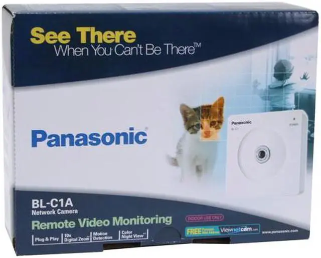 Alt view image 19 of 19 - Panasonic BL-C1A 640 x 480 MAX Resolution RJ45 PetCam Network Camera