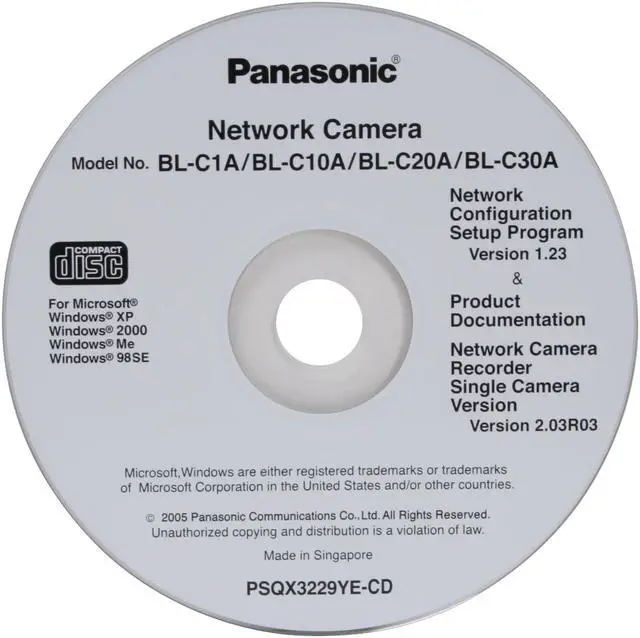 Alt view image 18 of 19 - Panasonic BL-C1A 640 x 480 MAX Resolution RJ45 PetCam Network Camera
