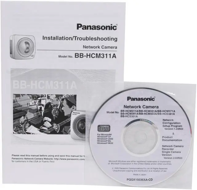 Alt view image 16 of 17 - Panasonic BB-HCM311A 640 x 480 MAX Resolution RJ45 Network Camera with 2-Way Audio