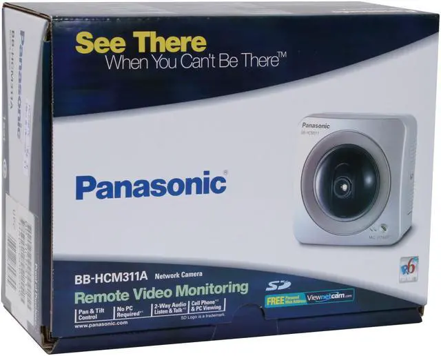 Alt view image 17 of 17 - Panasonic BB-HCM311A 640 x 480 MAX Resolution RJ45 Network Camera with 2-Way Audio