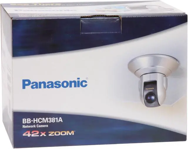 Alt view image 12 of 12 - Panasonic BB-HCM381A 640 x 480 MAX Resolution RJ45 Network Camera with Remote 2-Way Audio and IPv6